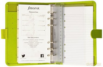 Filofax Personal Saffiano pear organiser