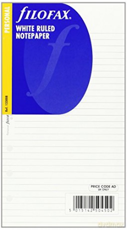 Filofax Personal white ruled notepaper refill [KSIĄŻKA]