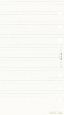 Filofax Personal white ruled notepaper refill [KSIĄŻKA]
