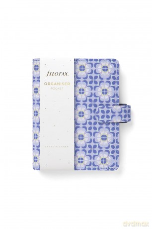 Filofax Pocket Mediterranean Organiser - Blue