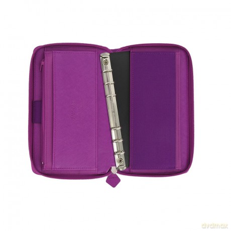 Filofax Saffiano compact organiser, raspberry