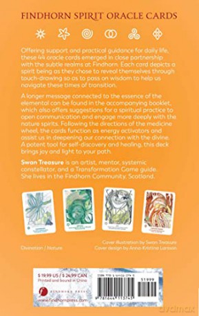Findhorn Spirit Oracle Cards - Swan Treasure [KSIĄŻKA]