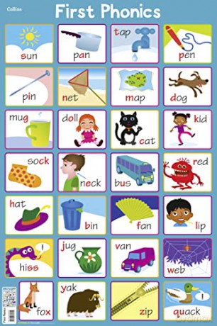 First Phonics: 3 (Collins Children's Poster) [KSIĄŻKA]