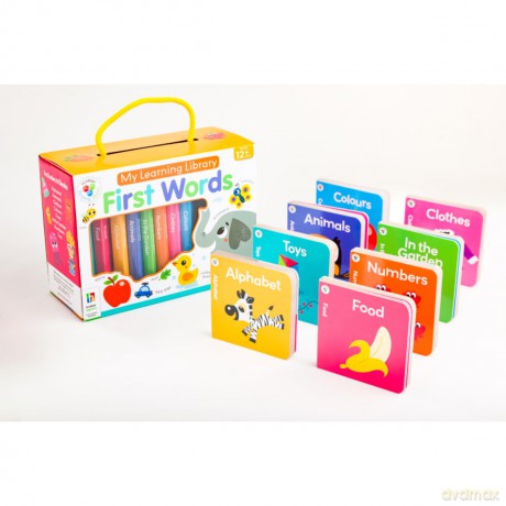 First Words My Learning Library | Hinkler Building Blocks | Board Books for Toddlers | Early Learning for Babies - Hinkler [KSIĄŻKA]