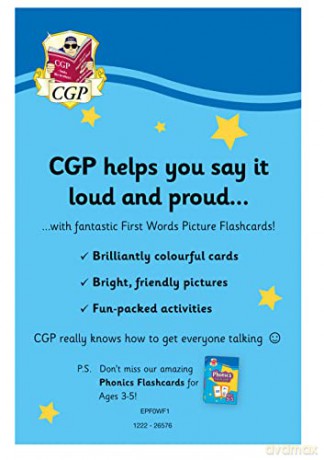First Words Picture Flashcards for Ages 1-3 (CGP Preschool Activity Books and Cards) - CGP Books [KSIĄŻKA]