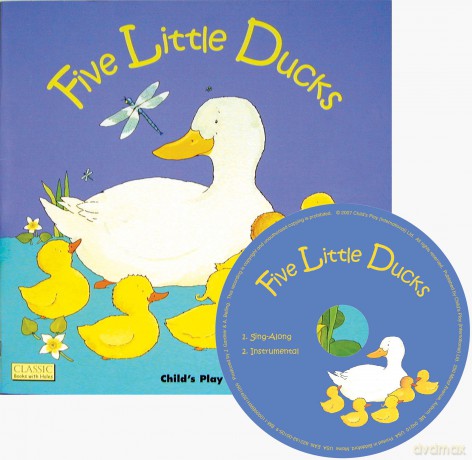 Five Little Ducks (Classic Books with Holes UK Soft Cover with CD) - Penny Ives [KSIĄŻKA]
