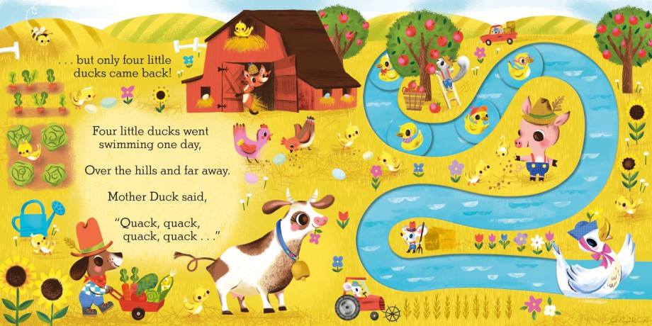 Five Little Ducks: A Slide and Count Book (Slide and Count books - Camilla Reid series) - Camilla Reid [KSIĄŻKA]
