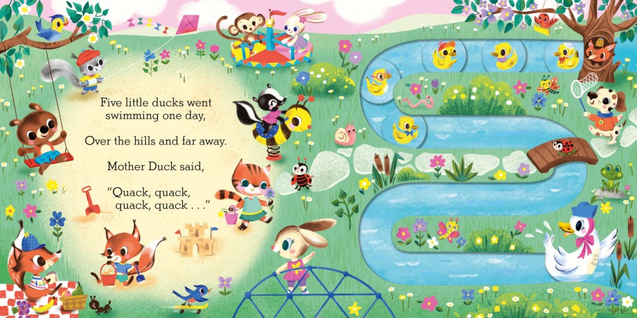 Five Little Ducks: A Slide and Count Book (Slide and Count books - Camilla Reid series) - Camilla Reid [KSIĄŻKA]