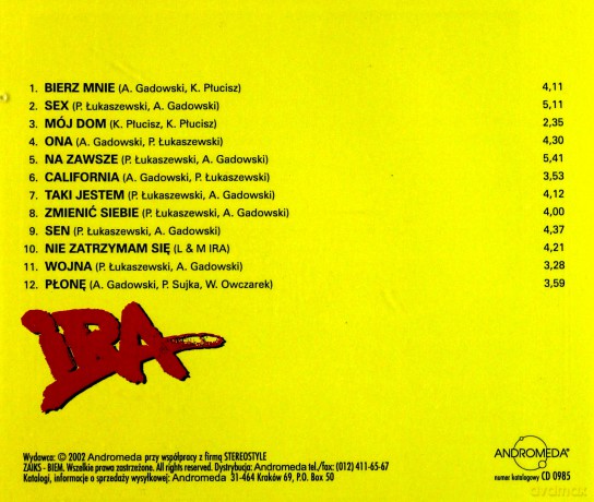Ira: Złote Przeboje [CD]