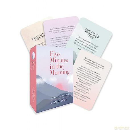 Five Minutes in the Morning: A Focus Card Deck: 50 Cards to Change Your Day (Five-minute Self-care Journals) - Aster [KSIĄŻKA]