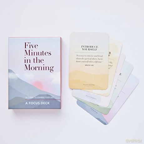 Five Minutes in the Morning: A Focus Journal (Five-minute Self-care Journals) - Aster [KALENDARZ]