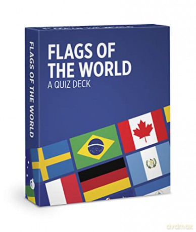 Flags of the World Quiz Deck - Pomegranate Communications [KSIĄŻKA]