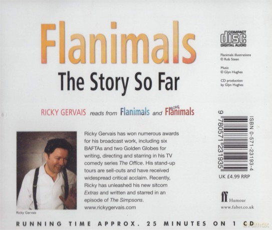 Flanimals: The Story So Far: Read by Ricky Gervais - Ricky Gervais [KSIĄŻKA]
