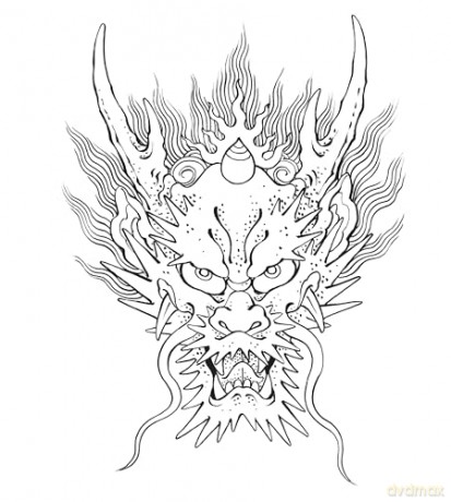 Flash Book, The: Hand-Drawn Tattoos to Color: Tattoo Designs to Color - Chris Garver [KSIĄŻKA]