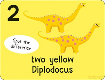 Flashcards: Dinosaurs! 27 double-sided cards suitable for 3 year olds (Lots to Spot Flashcards) [KSIĄŻKA]