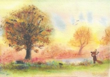 Fletcher and the Falling Leaves (Poster) - Julia Rawlinson [KSIĄŻKA]