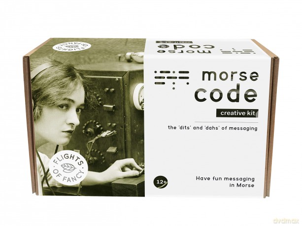 Flights of Fancy 85807 Morse Code Creative Kit, Brown, White [KSIĄŻKA]