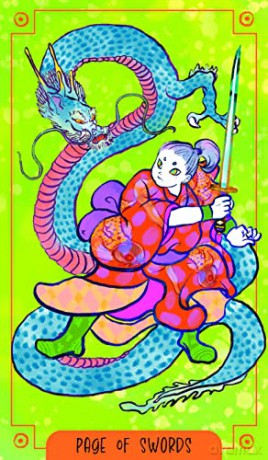 Floating World Tarot: Explore the Ancient Traditions of the Tarot with Japanese Spiritualism - Oliver Luke Delorie [KOMIKS]