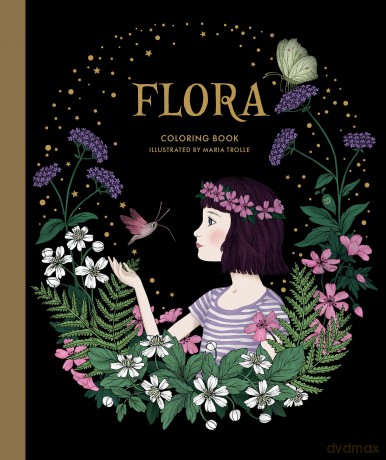 Flora Coloring Book - Maria Trolle [KSIĄŻKA]