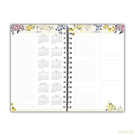 Floral Bees Weekly Planner (DESIGNER ENGAGEMENT) [KSIĄŻKA]