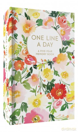 Floral One Line a Day: A Five-Year Memory Book - Yao Cheng [KSIĄŻKA]