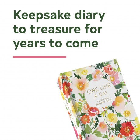 Floral One Line a Day: A Five-Year Memory Book - Yao Cheng [KSIĄŻKA]