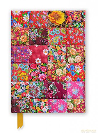 Floral Patchwork Quilt (Foiled Journal) (Flame Tree Notebooks) - Flame Tree Studio [KALENDARZ]