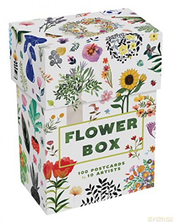 Flower Box Postcards: 100 Postcards by 10 artists - Princeton Architectural Press [KALENDARZ]