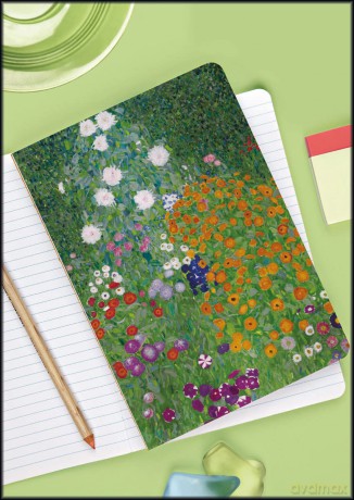 Flower Garden, Gustav Klimt: A5 Notebook - Gustav Klimt [KALENDARZ]