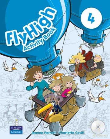 Fly High Level 4 Activity Book and CD ROM Pack - Jeanne Perrett [KSIĄŻKA]