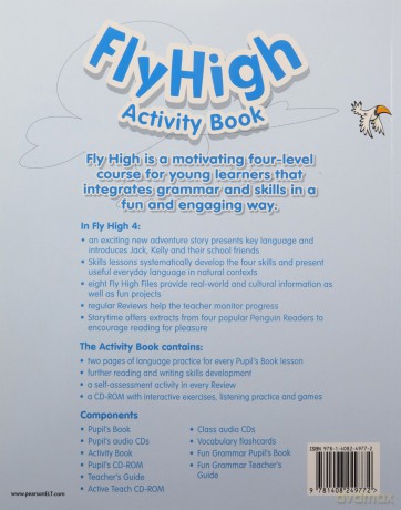 Fly High Level 4 Activity Book and CD ROM Pack - Jeanne Perrett [KSIĄŻKA]