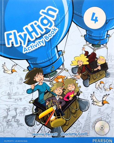 Fly High Level 4 Activity Book and CD ROM Pack - Jeanne Perrett [KSIĄŻKA]