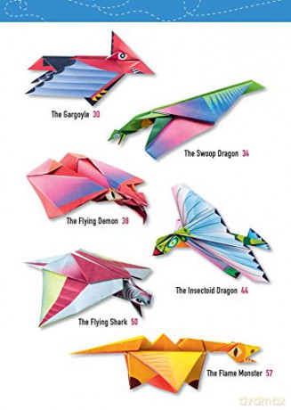 Flying Dragons Paper Airplane Kit: 48 Paper Airplanes, 64 Page Instruction Book, 12 Original Designs, YouTube Video Tutorials - Sam Ita [KSIĄŻKA]