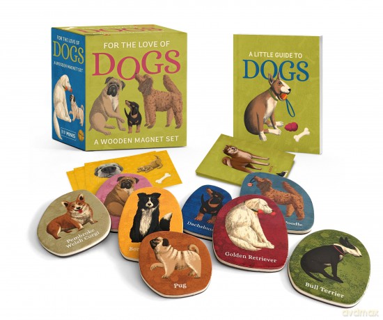 For the Love of Dogs: A Wooden Magnet Set (This Is a Book for People Who Love) - Meg Freitag [KSIĄŻKA]