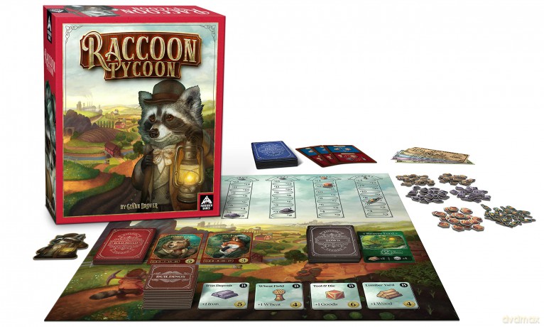 Forbidden Games - Raccoon Tycoon (Standard Edition) - Board Game [KSIĄŻKA]