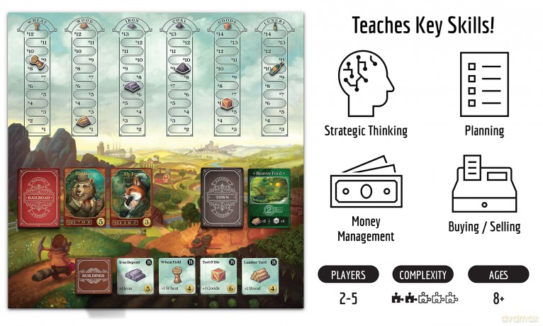 Forbidden Games - Raccoon Tycoon (Standard Edition) - Board Game [KSIĄŻKA]