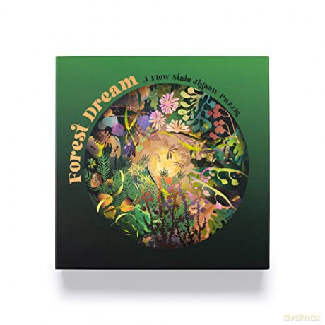 Forest Dream: A Flow State Circular Jigsaw Puzzle - Elin Svensson [KSIĄŻKA]