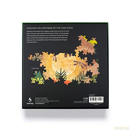 Forest Dream: A Flow State Circular Jigsaw Puzzle - Elin Svensson [KSIĄŻKA]