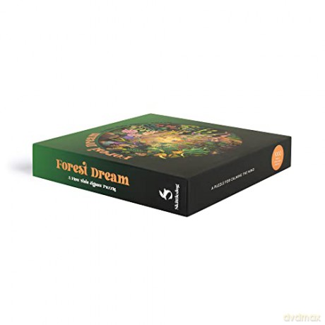 Forest Dream: A Flow State Circular Jigsaw Puzzle - Elin Svensson [KSIĄŻKA]