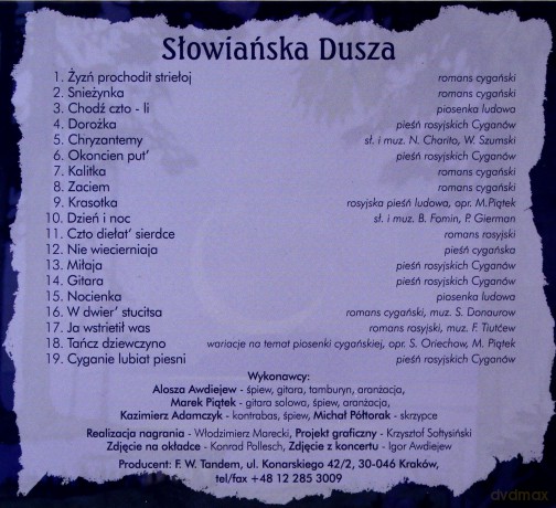 Alosza Awdiejew: Słowiańska Dusza [CD]