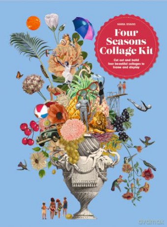 Four Seasons: Build four beautiful collages from this complete kit - Maria Rivans [KSIĄŻKA]
