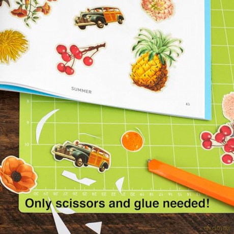 Four Seasons: Build four beautiful collages from this complete kit - Maria Rivans [KSIĄŻKA]