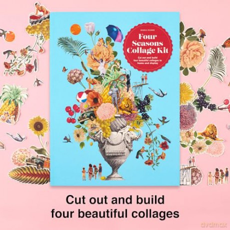 Four Seasons: Build four beautiful collages from this complete kit - Maria Rivans [KSIĄŻKA]