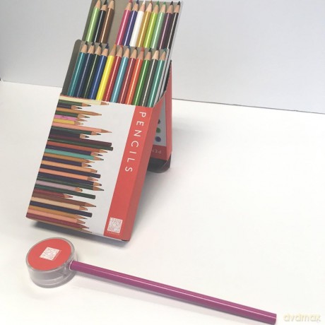 Frank Lloyd Wright Colored Pencils with Sharpener - Frank Lloyd Wright [KALENDARZ]