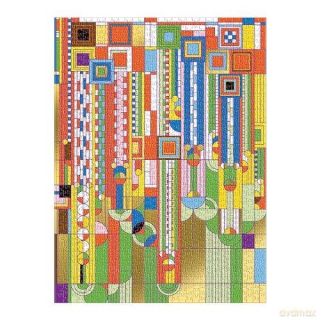 Frank Lloyd Wright Saguaro Cactus and Forms Foil Stamped 1000 PC Puzzle - Galison [PUZZLE]