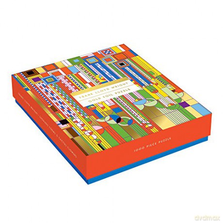 Frank Lloyd Wright Saguaro Cactus and Forms Foil Stamped 1000 PC Puzzle - Galison [PUZZLE]