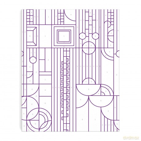 Frank Lloyd Wright Saguaro Cactus and Forms Paint By Number Kit - Galison [KSIĄŻKA]