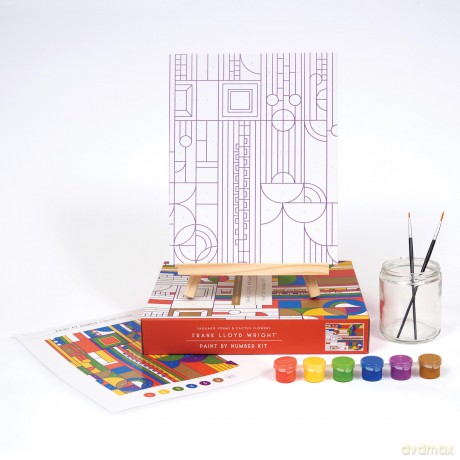 Frank Lloyd Wright Saguaro Cactus and Forms Paint By Number Kit - Galison [KSIĄŻKA]