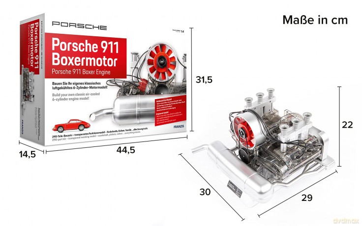 Franzis Porsche 911 Boxer Engine Kit [KSIĄŻKA]
