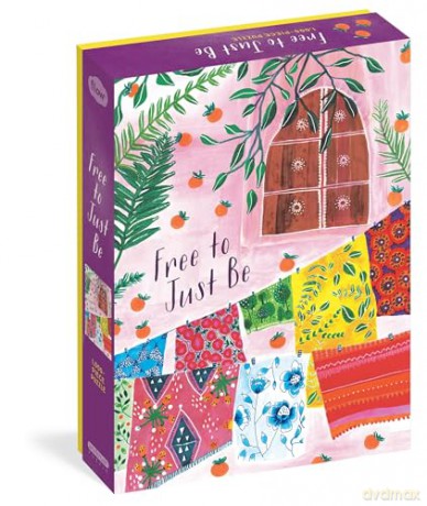 Free to Just Be: (Flow) for Adults Families Picture Quote Mindfulness Game Gift Jigsaw 26 3/8 X 18 7/8 - Irene Smit [PUZZLE]